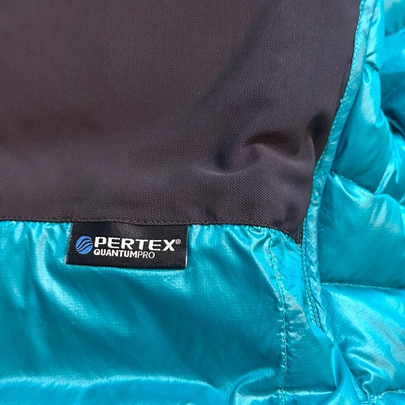 Mountain Hardwear 800 Down Jacket Womens Blue Size Medium Puffer Pertex - Picture 7 of 8